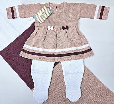 Saída Maternidade Baby Ceci - Rose