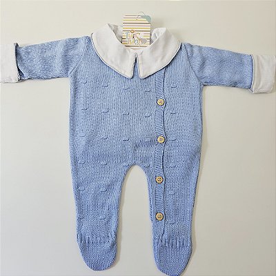 Macacão Henry - Azul bebê