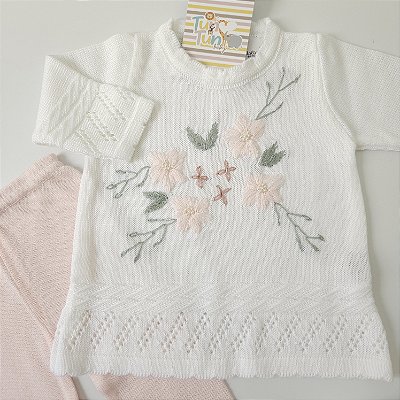 Vestido Bela Bordado - Rosa