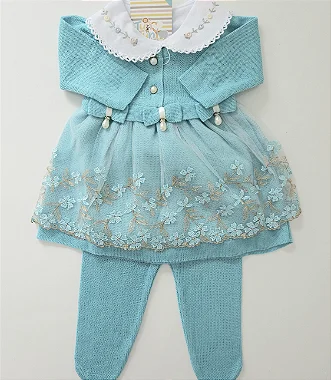 Conjunto Princess - Verde Água