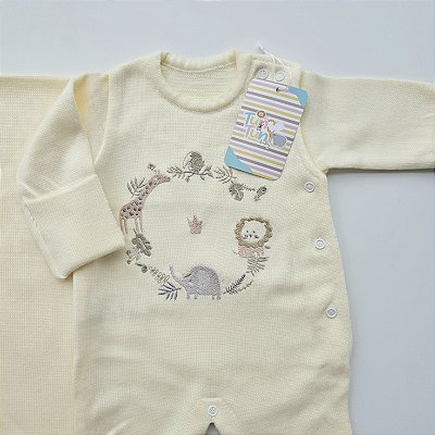 Saída Maternidade Baby Safari - Amarelo