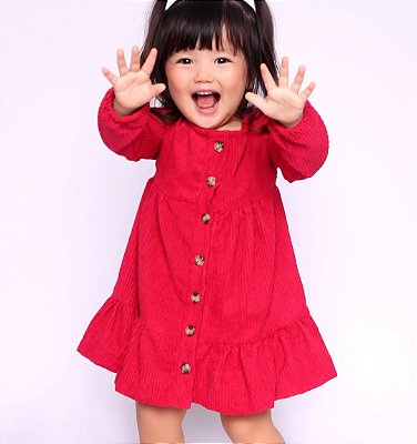 Vestido Valen - Vermelho Carmin