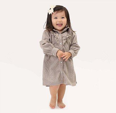 Vestido Paris - Cinza