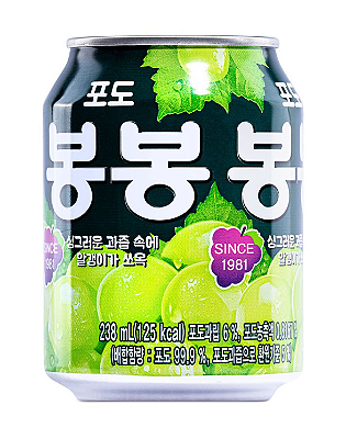 SUCO DE UVA COM PEDAÇOS BONBON HAITAI - 238ML