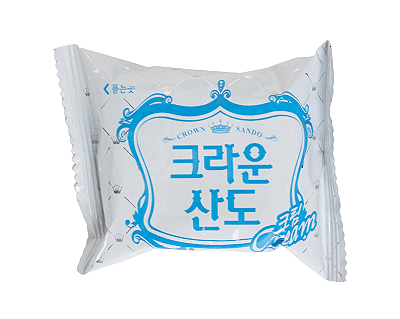 BOLACHA RECHEADA SANDO CREAM CROWN - PACOTE COM 2 UNIDADES (20G)