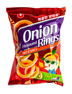 SALGADINHO ONION RINGS SPICY NONGSHIM - 40G