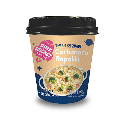 RAPOKKI SABOR CARBONARA PINK ROCKET - 140G
