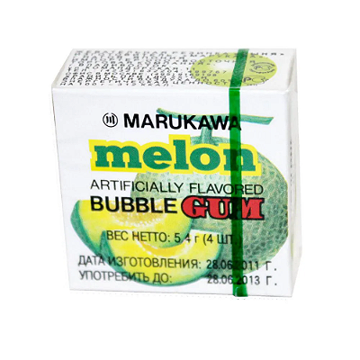 CHICLETE SABOR MELÃO MARUKAWA - 5,4G
