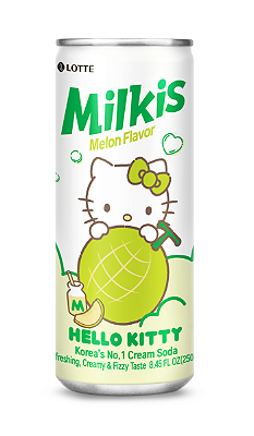 REFRIGERANTE DE LEITE E MELÃO MILKIS LOTTE - 250ML