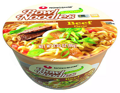 LÁMEN BEEF BOWL NOODLE TIGELA NONGSHIM - 86G