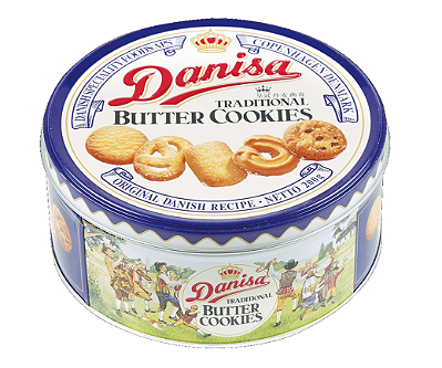 BISCOITO AMANTEIGADO DANISA LATA - 200G
