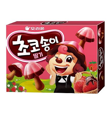 BISCOITO CHOCO BOY DE MORANGO COM CHOCOLATE ORION - 45G