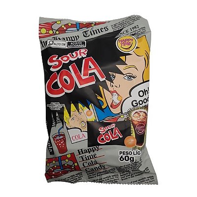 BALA SUPER AZEDA DE COLA HAPPY TIME - 60G