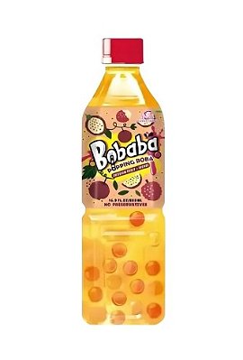 CHÁ DE LICHIA E MARACUJÁ COM BUBBLE - 500ML