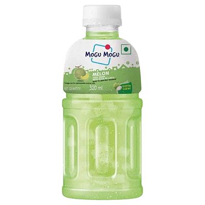 SUCO DE MELÃO COM NATA DE COCO MOGU MOGU - 320ML