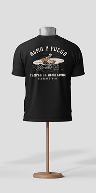 Camiseta Caveira de moto