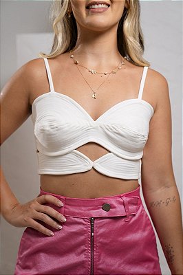 Cropped Matelassê