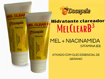 Hidratante facial Clareador MELCLEARB3 50g
