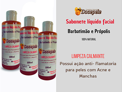 Sabonete  liquido facial e higiene Intima 100ml