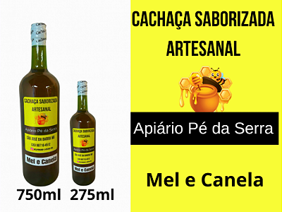 Cachaça Saborizada  Mel  com Canela