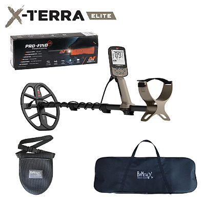 Detector de Metais X-Terra Elite Minelab + Pro-Find 40