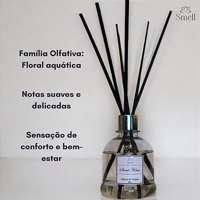 DIFUSOR DE VARETAS AROMATIZADOR DE AMBIENTES SWEET HOME - 200 ML - ALTA DURABILIDADE