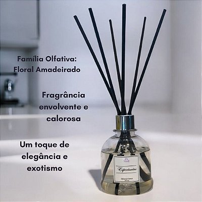 DIFUSOR DE VARETAS AROMATIZADOR DE AMBIENTES ESPECIARIAS - 200 ML - ALTA DURABILIDADE - SMELL