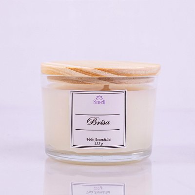 Vela Aromática Brisa - 100% Cera Vegetal - 100g