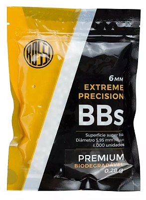 BBs Rossi 4000 Unidades Biodegradável 0,28g 6mm