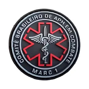 Patch emborrachado Breve APH em Combate MARC 1