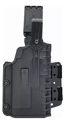 Coldre Tático De Perna Black Ops Il Bélica - Preto