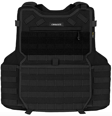 CAPA DE COLETE COMANFY® G6 IIIA - PRETO