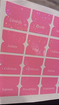 Abas com capitulo da Bíblia (Todas as cores disponíveis)