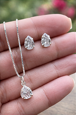 Conjunto Ponto de Luz Gota - Corrente Veneziana 45Cm