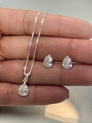 Conjunto Ponto de Luz Gota - Corrente Veneziana 45Cm