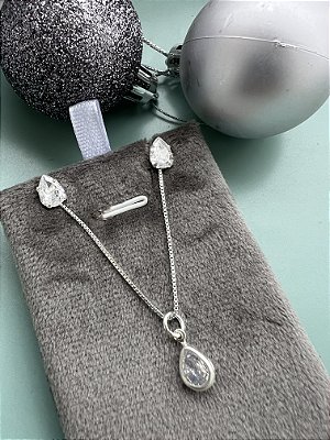 Conjunto Ponto de Luz Gota - Corrente Veneziana 45Cm