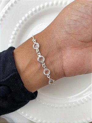 Pulseira 4 zircônias