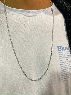 Corrente grumet masculina fininha 70 cm
