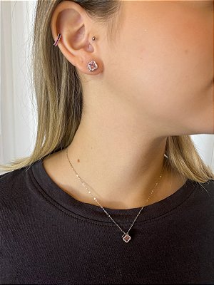 Conjunto trevo rosa