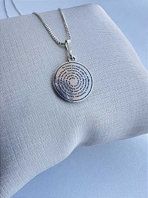 Colar  Medalha Pai Nosso