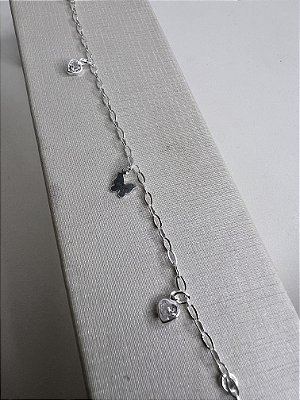 Pulseiras infantil borboleta e ponto de luz