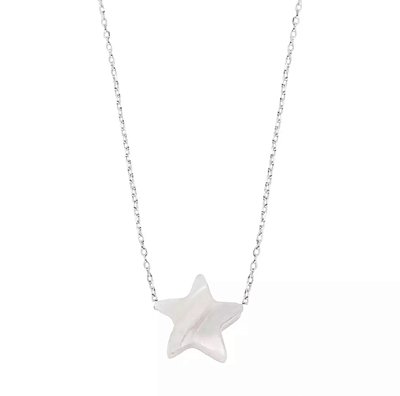Colar estrela madreperola