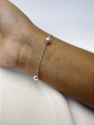 Pulseira bolinha média