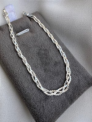 Pulseira Trancada laminada