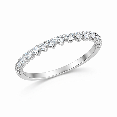 Anel Luxo zircônia coração crystal n.21