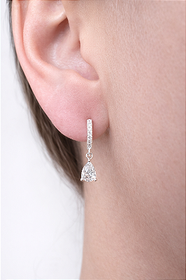 Brinco Gota Crystal