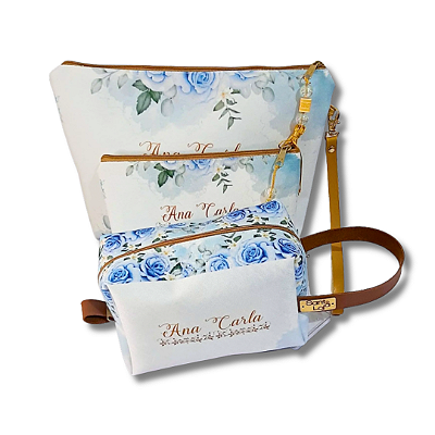 Kit Necessaire personalizada 3 peças