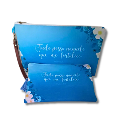 Kit Necessaire personalizada 2 peças
