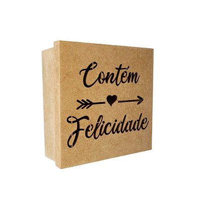 Caixa presente inbox personalizada 20x20