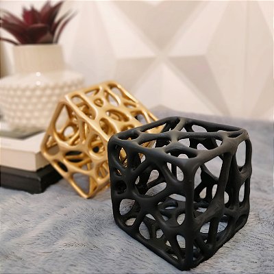 Cubo Estilo Ouriço Decorativo Empty